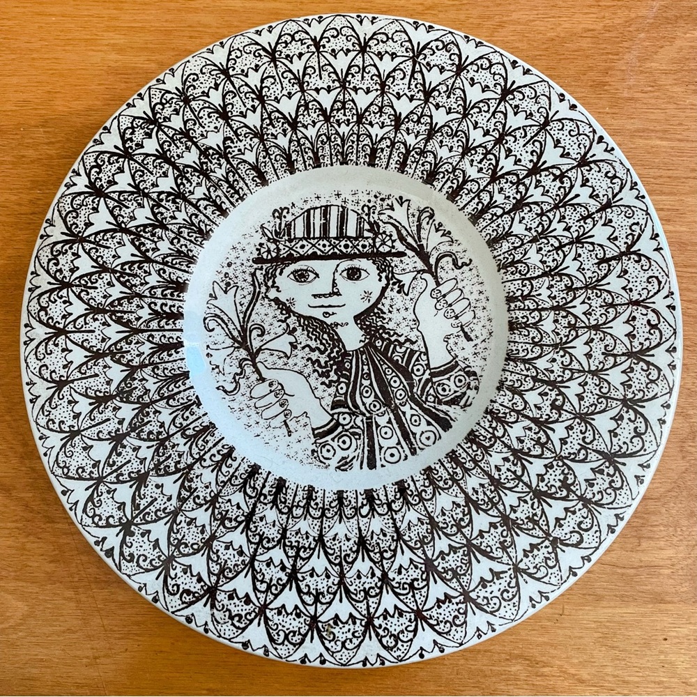 Bjorn Wiinblad plate by Nymolle of Denmark